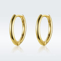 Classic 18K Gold Plated 925 Sterling Silver Stud Earrings